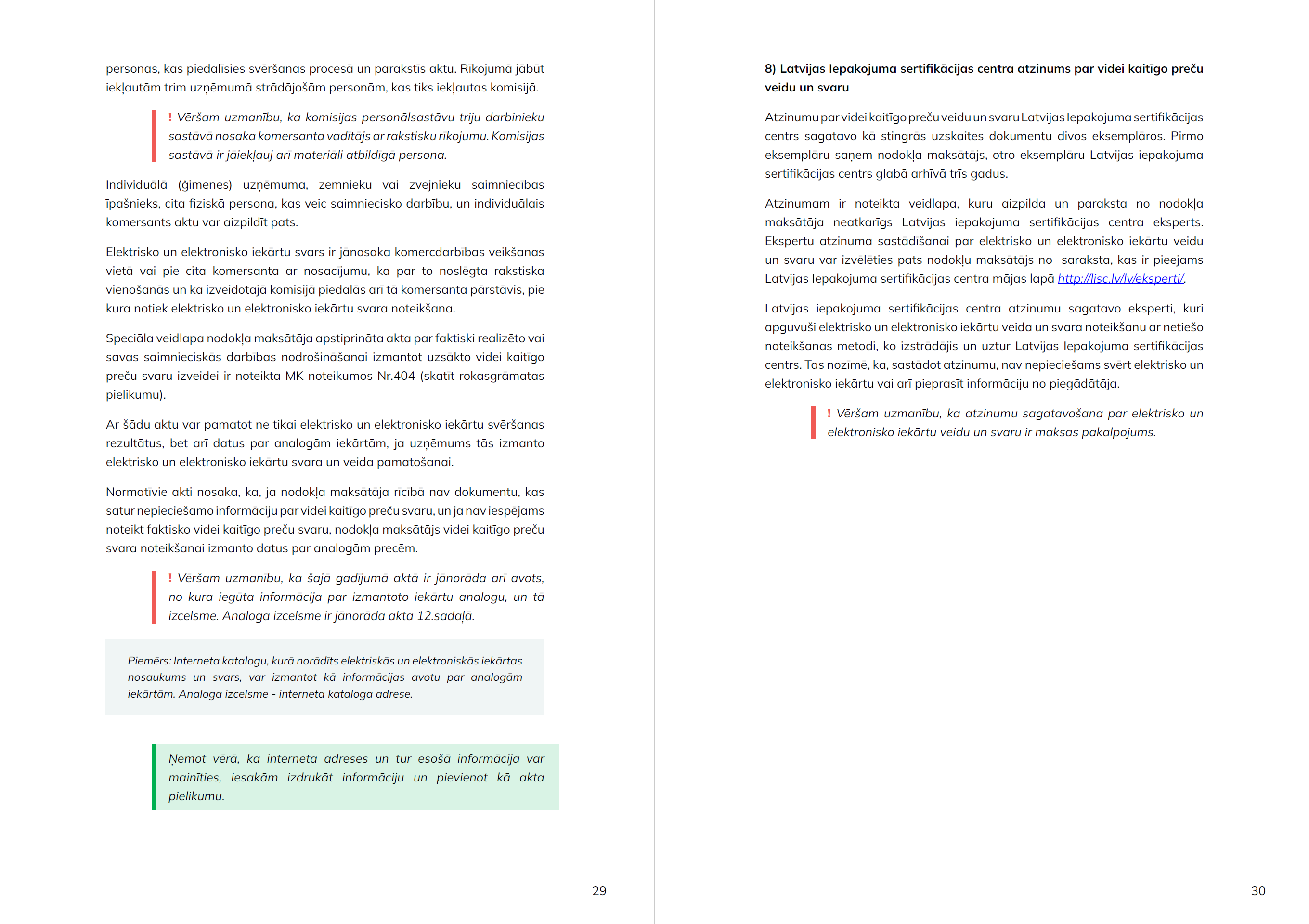 EEI uzskaites Rokasgramata 29-30lp